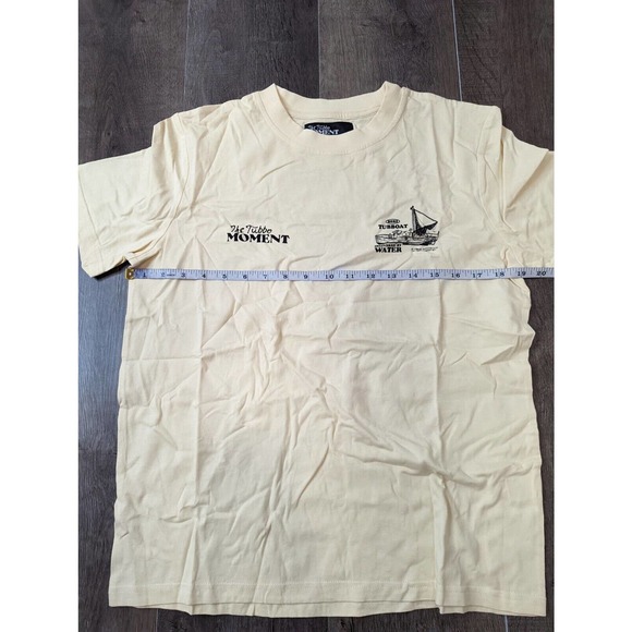 NWT The Tubbo Moment  Logo Graphic T Shirt Medium Men's Yellow Short Sleeve - Picture 4 of 6